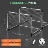 Kamiya Opvouwbaar Voetbaldoel Kind | 60x45/90x60/115x80 cm | 34% Korting