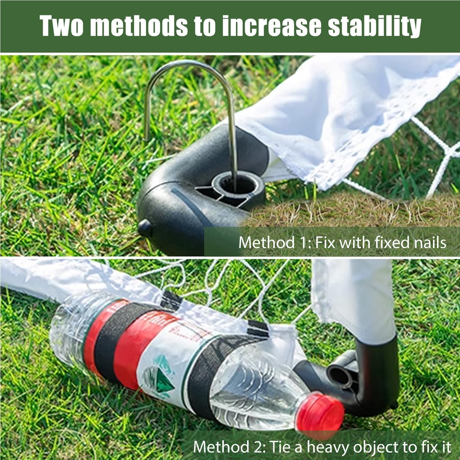 Kamiya Opvouwbaar Voetbaldoel Kind | 60x45/90x60/115x80 cm | 34% Korting