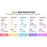 STITCH Kinderfiets 12-16 inch - Macaron Kleur - 54% Korting!