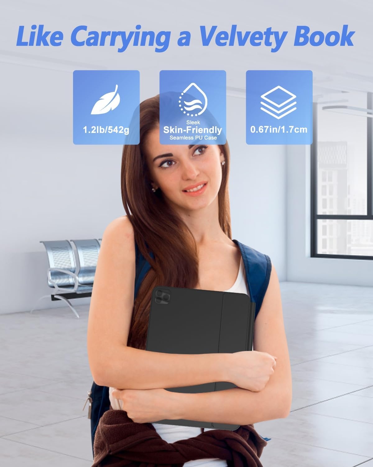 Nuflaz Toetsenbordhoes met Trackpad iPad 10e Gen (2022) - 34% Korting