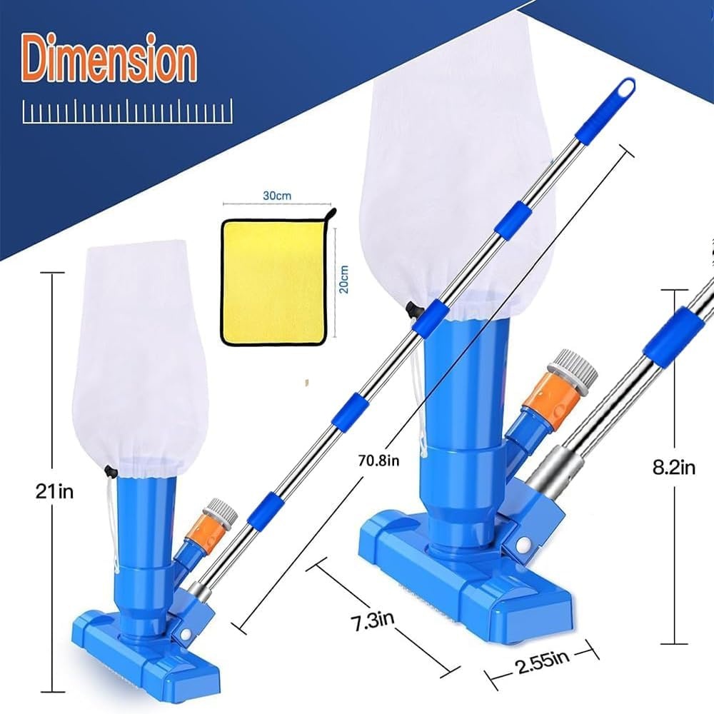 Zwembadstofzuiger met Telescopische Stang - 34% Korting!