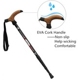 BAITER T-Handvat Wandelstokken Zwart - 28% Korting!