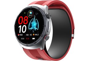Zwarte AMOLED Smartwatch: Fitness Tracker met Korting