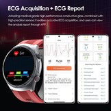 Zwarte Smartwatch AMOLED 1.43" met Fitness Tracker - 61% Korting