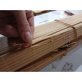 VidaXL Bamboe Rolgordijn Lichtbruin - 66% Korting!