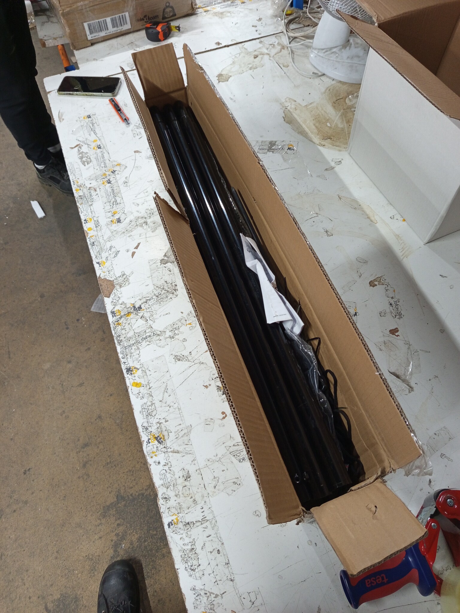 vidaXL Kerstboom met LED's & Spikes, 500cm, Warm Wit - 63% Korting!