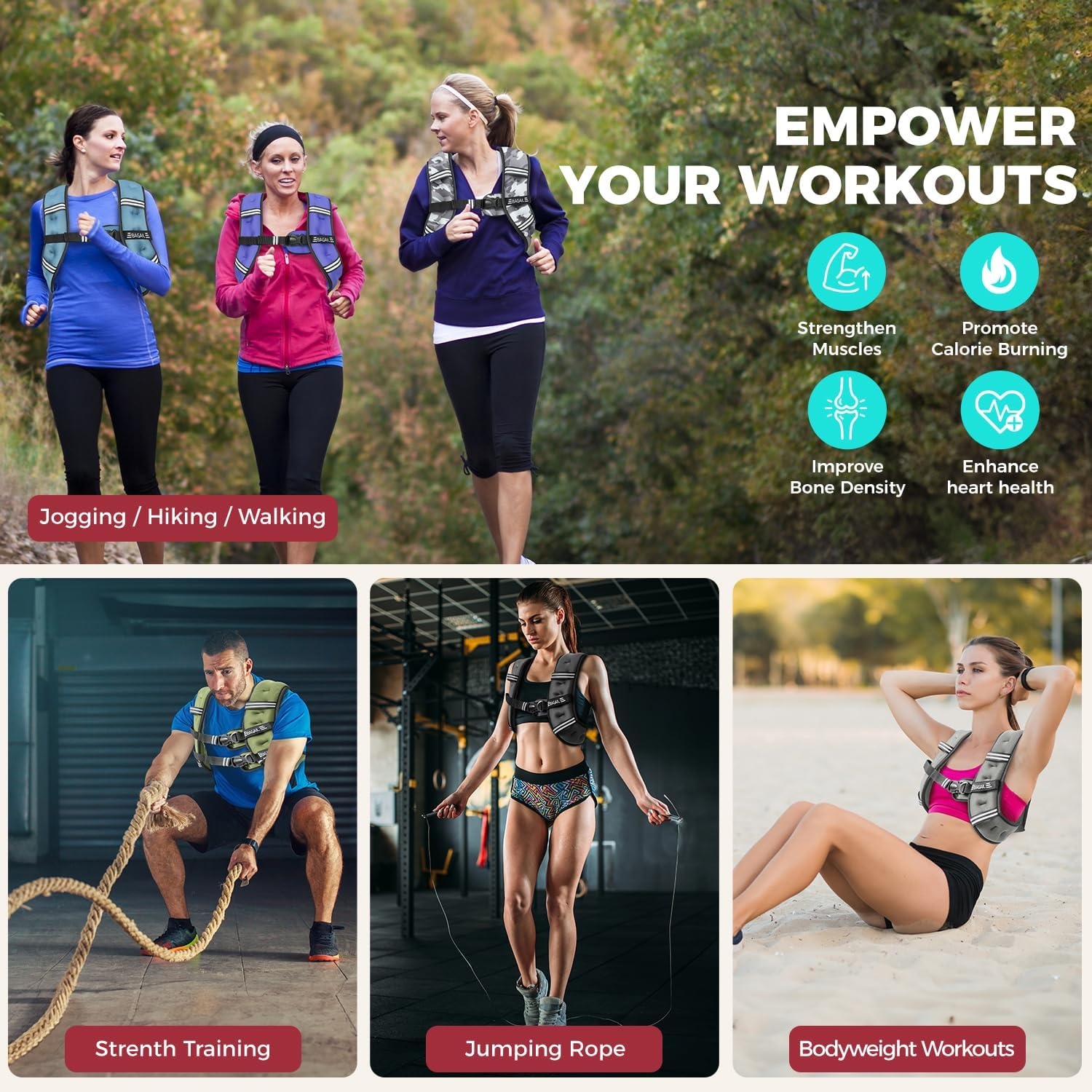 Bagail Gilet met Zandvulling: 34% Korting!