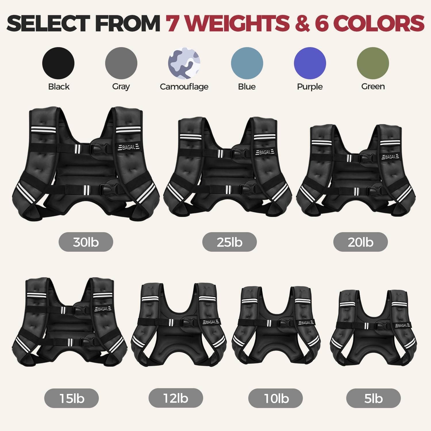 Bagail Gilet met Zandvulling: 34% Korting!