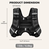Verzwaard Vest 6.8kg - 46% Korting!
