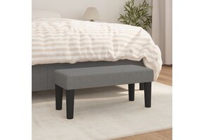 Donkergrijs Stoffen Bankje (70cm) - 62% Korting