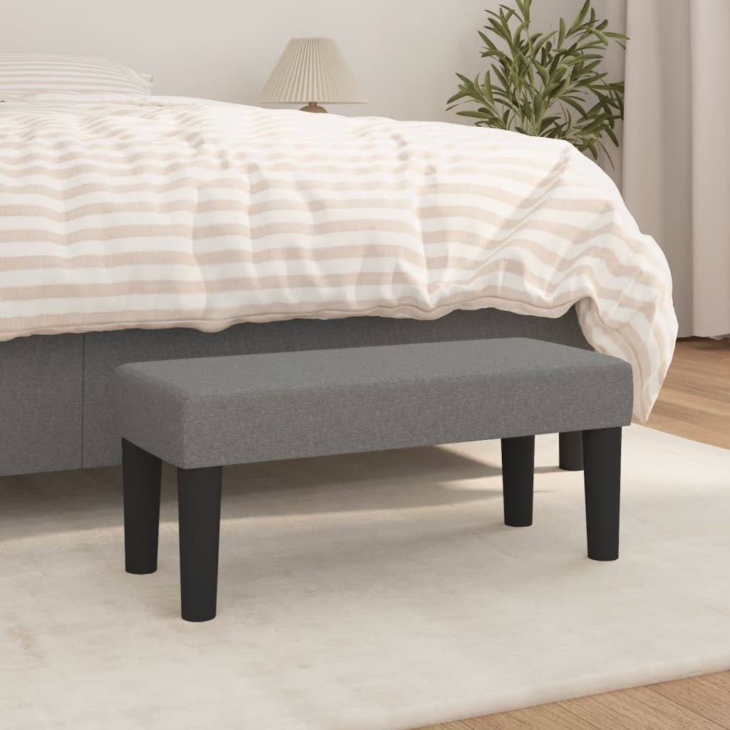 Retrotje: Donkergrijs Bankje 70x30x30cm - 59% Korting!