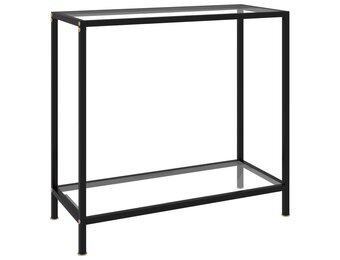 vidaXL Wandtafel 80x35x75cm Gehard Glas Transparant | -34%