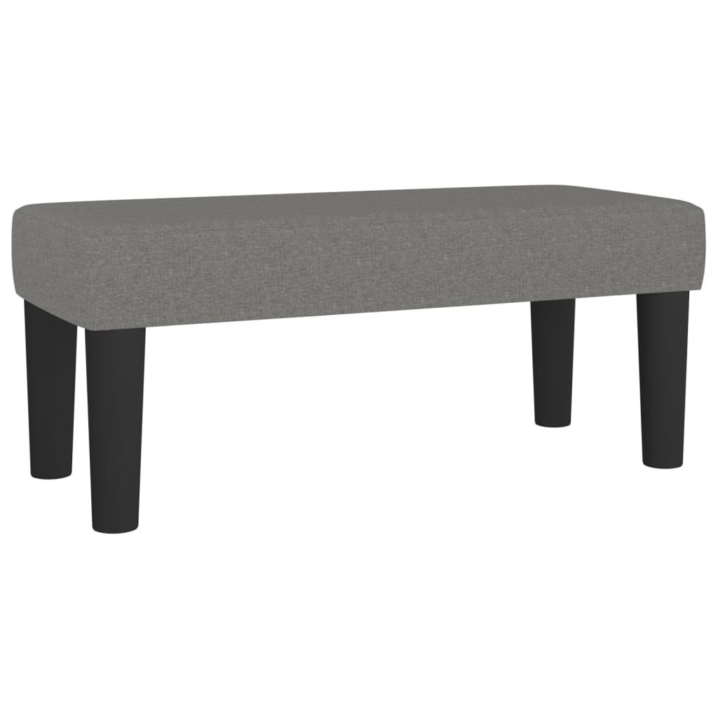 Retrotje: Donkergrijs Bankje 70x30x30cm - 59% Korting!