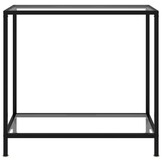 vidaXL Wandtafel 80x35x75cm Gehard Glas Transparant | -34%