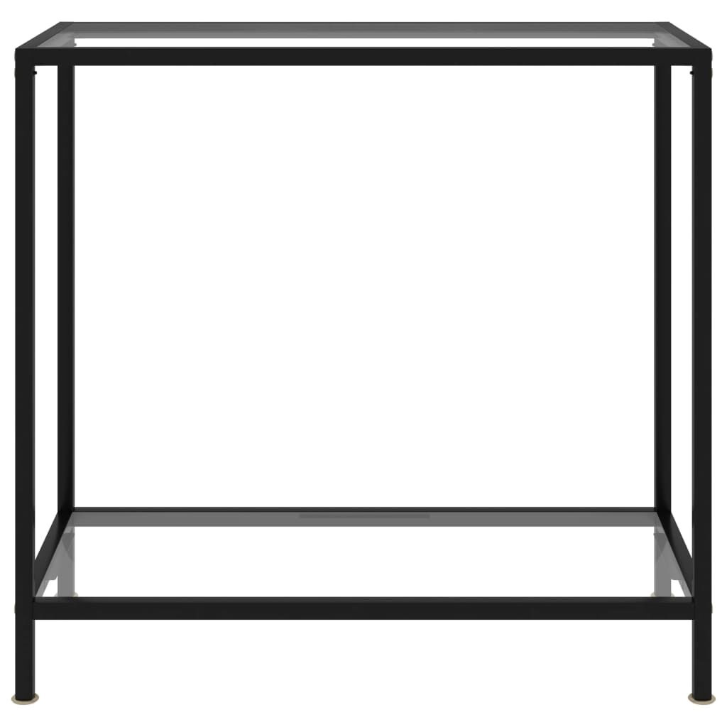 vidaXL Wandtafel 80x35x75cm Gehard Glas Transparant | -34%