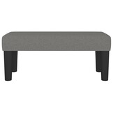 Retrotje: Donkergrijs Bankje 70x30x30cm - 59% Korting!