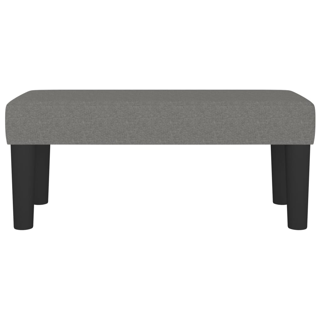 Retrotje: Donkergrijs Bankje 70x30x30cm - 59% Korting!