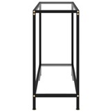 vidaXL Wandtafel 80x35x75cm Gehard Glas Transparant | -34%