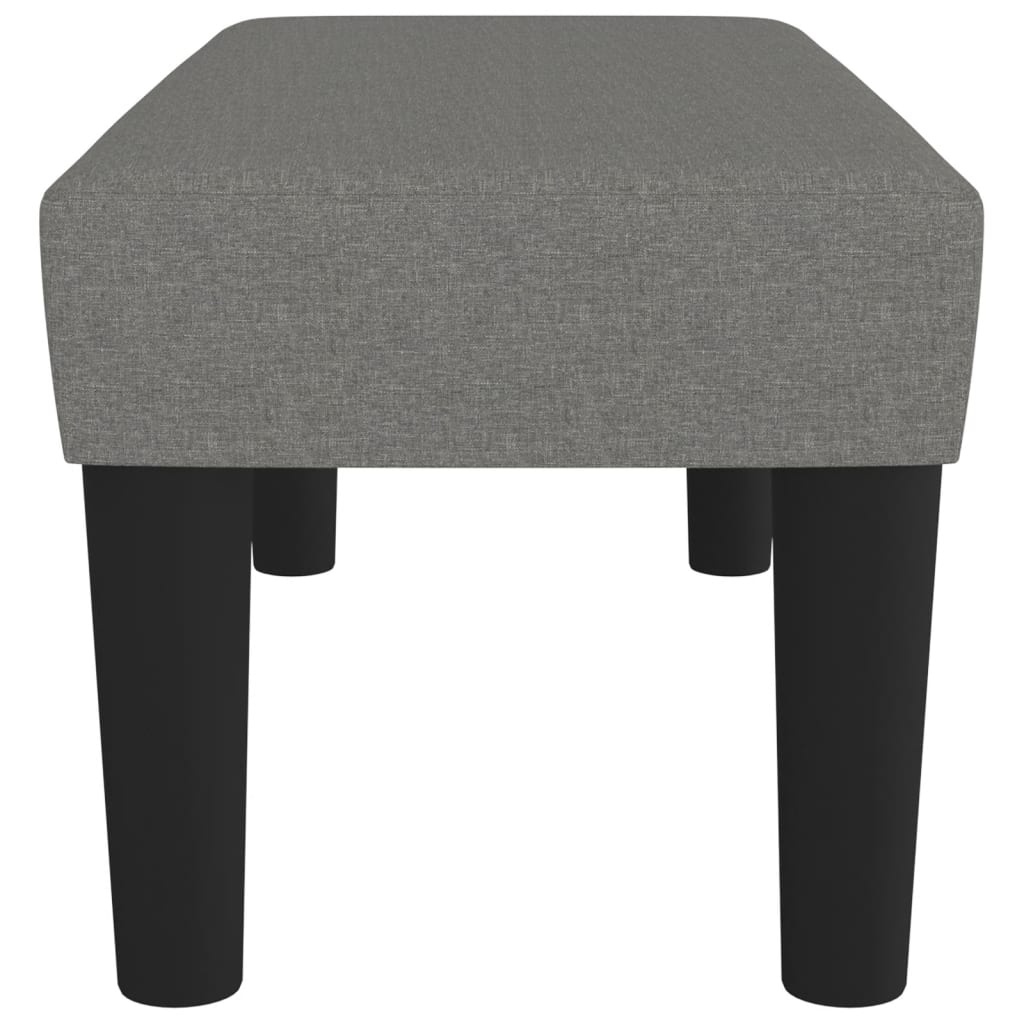 Retrotje: Donkergrijs Bankje 70x30x30cm - 59% Korting!