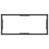 vidaXL Wandtafel 80x35x75cm Gehard Glas Transparant | -34%