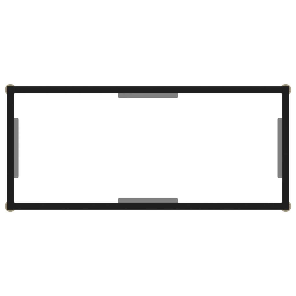 vidaXL Wandtafel 80x35x75cm Gehard Glas Transparant | -34%