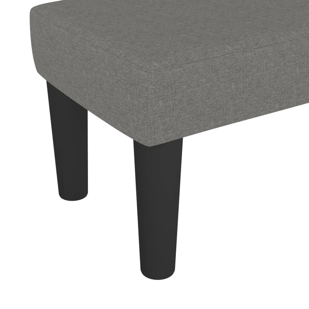 Retrotje: Donkergrijs Bankje 70x30x30cm - 59% Korting!