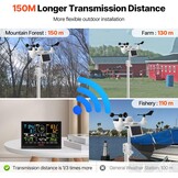 VEVOR Weerstation WiFi 7-in-1 Kleurendisplay - 34% Korting