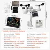 VEVOR Weerstation WiFi 7-in-1 Kleurendisplay - 34% Korting