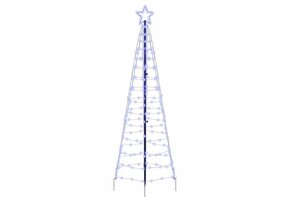 Blauwe LED Kerstboom 250 cm - 390 Lampjes - 74% Korting