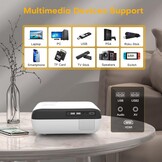 HOPVISION Beamer 9500lm 4K - Draagbare Home Cinema met Bluetooth & 34% Korting