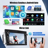 [1+32G] CAMECHO Android 13 Autoradio met Navi voor Opel Corsa d/Astra h/Zafira b/Meriva/Vivaro Radio, 7 Inch Capacitief Touchscreen Ondersteunt bediening via het stuur USB(Grijs)