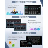 [1+32G] CAMECHO Android 13 Autoradio met Navi voor Opel Corsa d/Astra h/Zafira b/Meriva/Vivaro Radio, 7 Inch Capacitief Touchscreen Ondersteunt bediening via het stuur USB(Grijs)