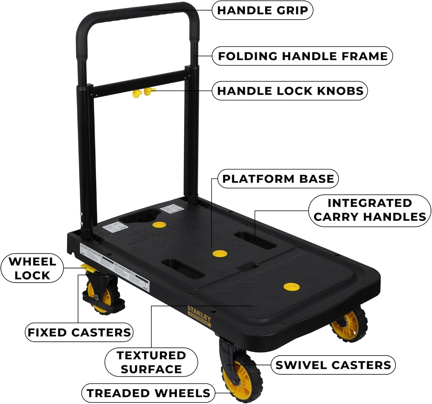 STANLEY Fatmax Aluminium Platformwagen (135kg) - 34% Korting!