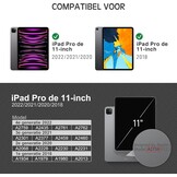 KingBlanc iPad Pro 11" Hoes met Penhouder - Zwart - 29% Korting!