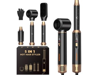 5-in-1 Stylingborstel & Föhn - 34% Korting
