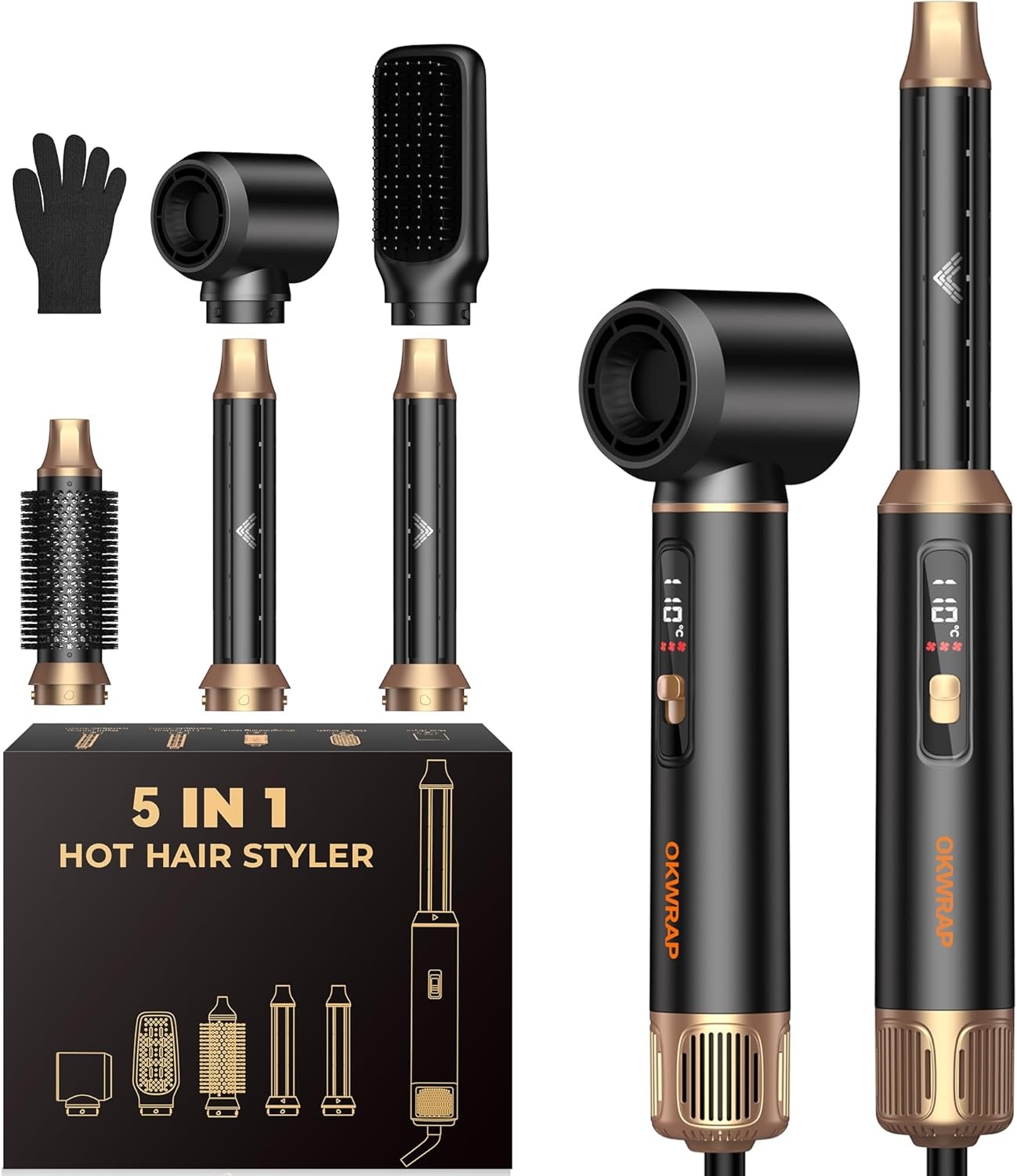 5-in-1 Stylingborstel & Föhn - 34% Korting