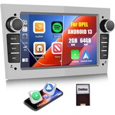 CAMECHO Android 13 Autoradio 7" Zilver - 29% Korting!