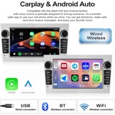 CAMECHO Android 13 Autoradio 7" Zilver - 29% Korting!