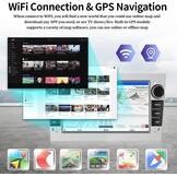 CAMECHO Android 13 Autoradio 7" Zilver - 29% Korting!