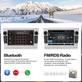 CAMECHO Android 13 Autoradio 7" Zilver - 29% Korting!