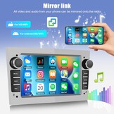 CAMECHO Android 13 Autoradio 7" Zilver - 29% Korting!