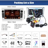 CAMECHO Android 13 Autoradio 7" Zilver - 29% Korting!