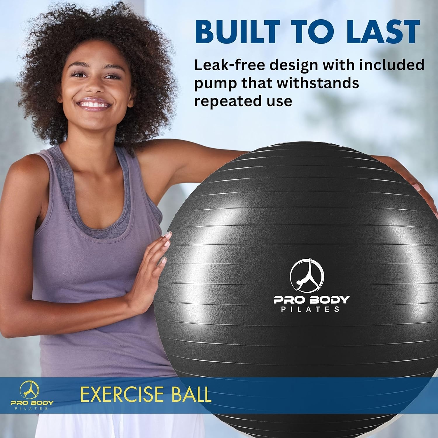 ProBody Pilates Bal - Anti-Burst & Slipvast - 33% Korting!