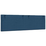 vidaXL Hoofdbordkussen Hanko 160cm Blauw Stof - 60% Korting