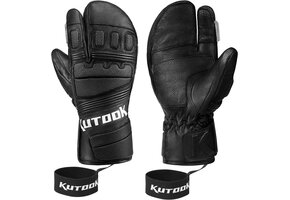 Leren Skiwanten Heren - Waterdicht & Warm - 78% Korting!