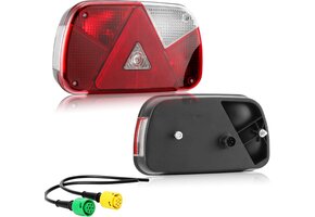 Aanhanger achterlichtset 12V, 7 functies, waterdicht - 36% korting
