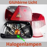 Achterlichten voor aanhangers, 12 V, merk E11, waterdicht, 7 functies, 2 x 6 pinnen, bajonetaansluiting, 30 cm, verlichting, aanhanger, tractor, mistverlichting, achteruitrijlicht, voor