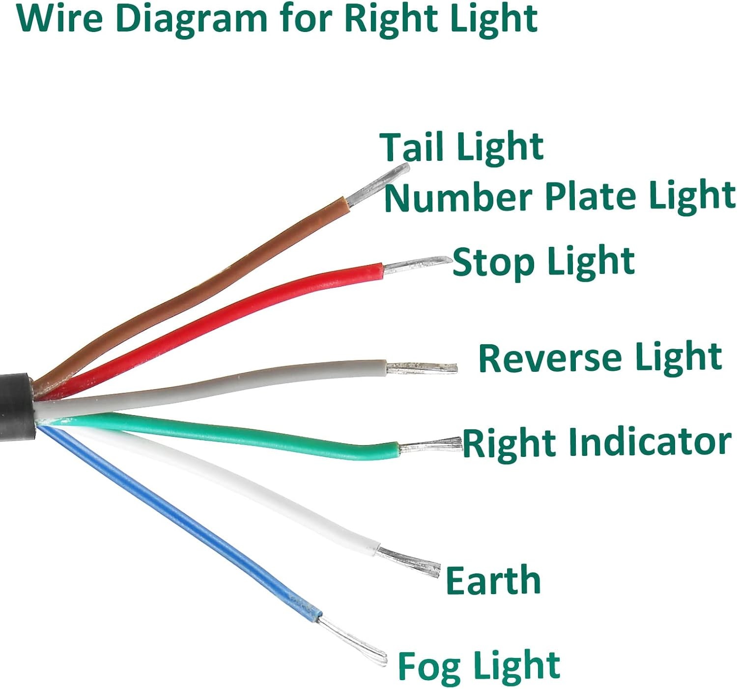 Achterlichtset Aanhanger 12V - 7 Functies met Korting