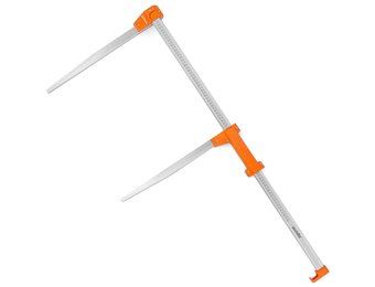 Schuifpasser 80 cm nauwkeurig duurzaam oranje/zwart voor bosbouw