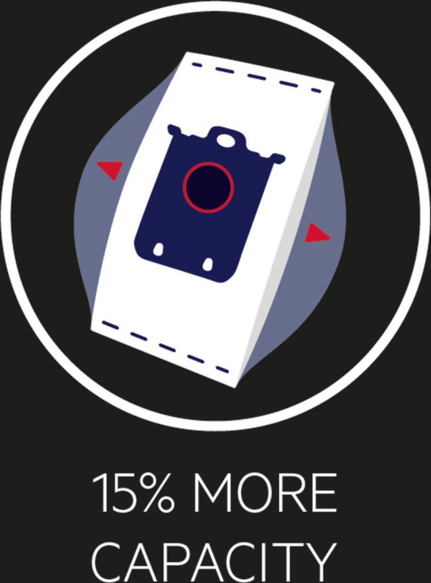 Stofzuigerzakken S-bag GR201SM Long Performance synthetisch 12 stuks